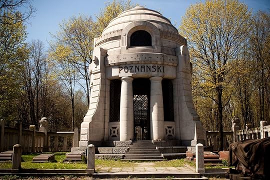 Poznanski memorial at the Old Jewish Cemetery in Lodz, Poland
