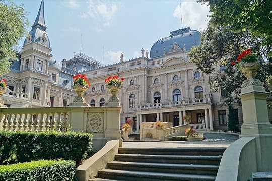 Palace in neo-baroque style of textile entrepreneur, Israel Poznanski, in Lodz, Poland