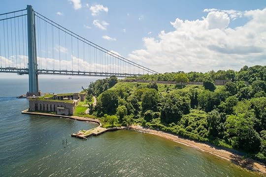 Aerial photo of Battery Weed Staten Island New York