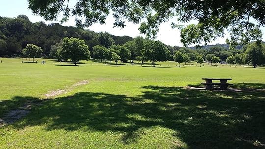Green space in Emma Long Metropolitan Park in Austin, Texas