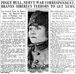 women journalists WWI, Mary Roberts Rinehart, Peggy Hull, Stars and Stripes, female reporters, war reporters, World War I, Nellie Bly, A Poppy in Remembrance