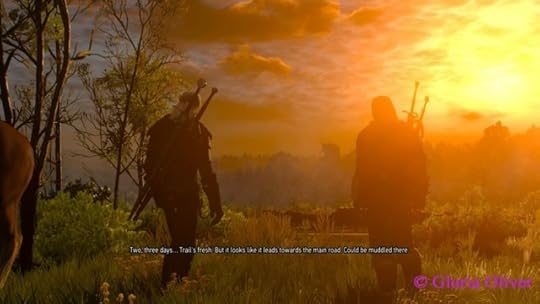 Witcher 3 - dawn on the first day of the game