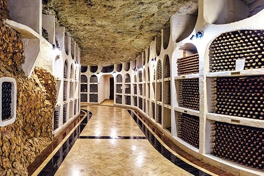 Famous wine cellar in Cricova, Moldova