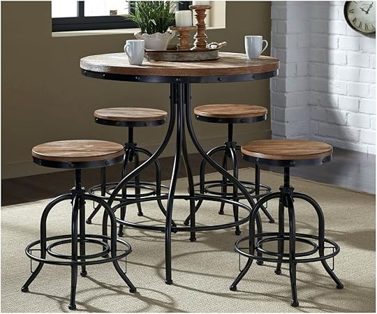 Pub Style Kitchen Table 6 Chairs Preferential Chairs Oak Swivel for as Wells as Stoolslear