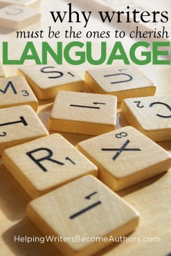 why writers must be the ones to cherish language