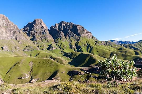 Mountain landscape in Lesotho