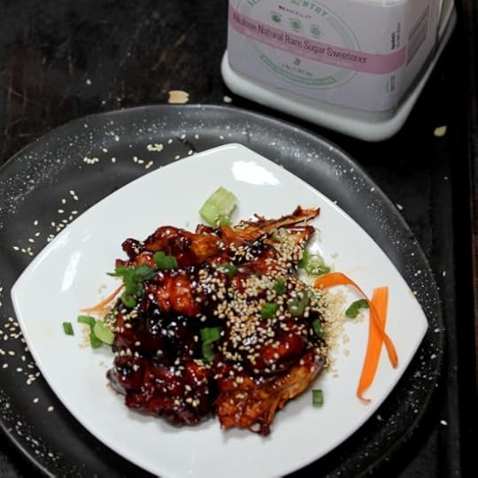 Sweet, Spicy, and Sticky Korean Chicken