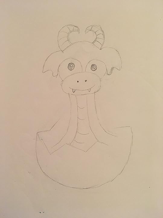 Beginning of a tiny Dragon in an egg