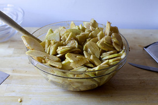 mix, then macerate, the filling