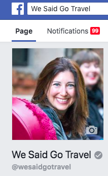 We Said Go Travel Verified on Facebook