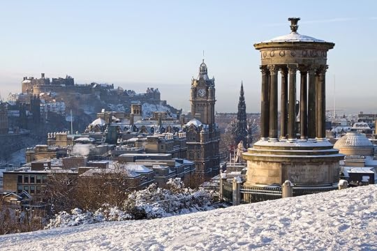 Edinburgh City and Castle in Scotland