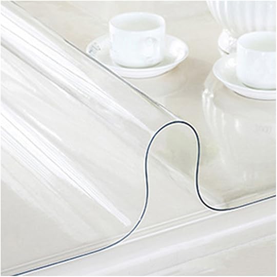 Kitchen Table Protector Yazi Pvc Clear Tablecloth Waterproof Table Protector