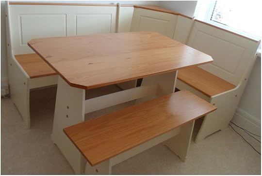 L Shaped Bench Kitchen Table Dining Room or Kitchen Haversham Nook Corner Bench Set