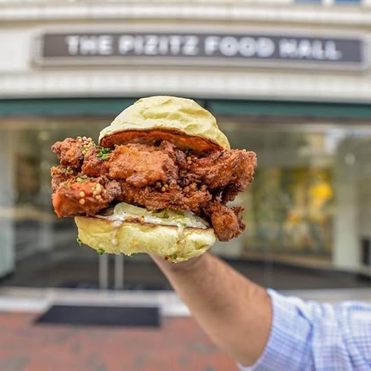 Chicken sandwich from the Pizitz food hall in Alabama