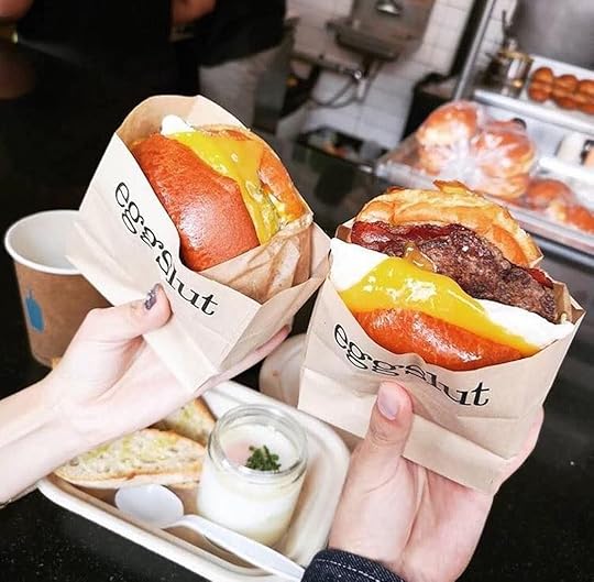 Burgers from Grand Central Market in LA