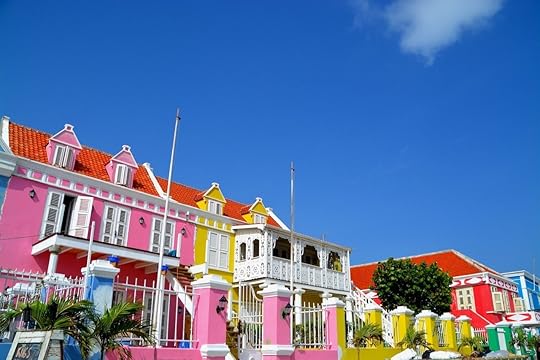 Punda district with its colorful dutch houses in Willemstad in Curacao