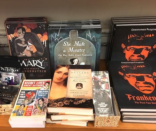 Books relating to Mary Shelley and Frankenstein