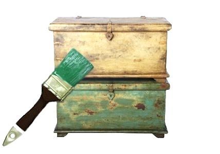 schrank bemalen ideen shabby chic used look vintage beleuchtung autohaus