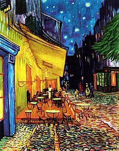 Cafe Terrace Place Du Forum At Night Art Print by Vincent Van Gogh
