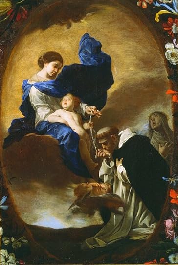 Bernardo Cavallino, St. Dominic receiving the Rosary from the Virgin