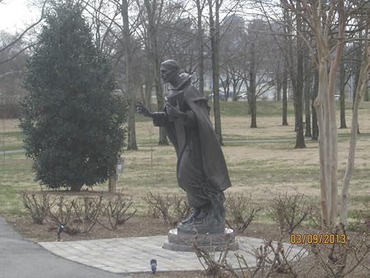 Statue of St. Dominic on the motherhouse campus of the Dominican Sister of St. Cecilia, Nashville, TN.