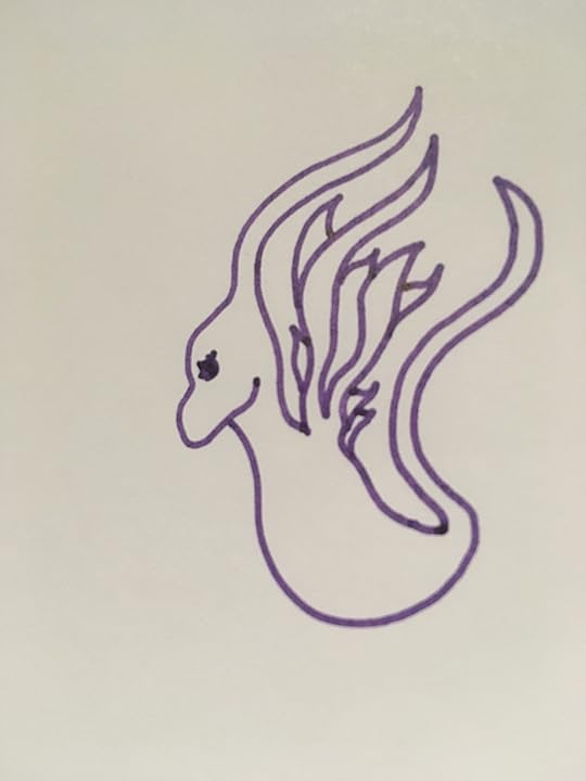 Purple tiny sea dragon