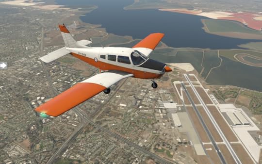  Flying the PA28 Piper Warrior II just north of San Jose 