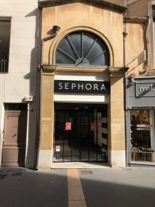 Today, the old theater is a stor—just across from my apartment here