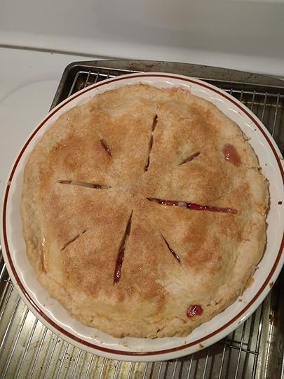 Pear-cranberry deep dish pie