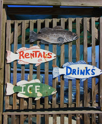 Cedar Key Fish Sign