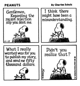 Literary snoopy