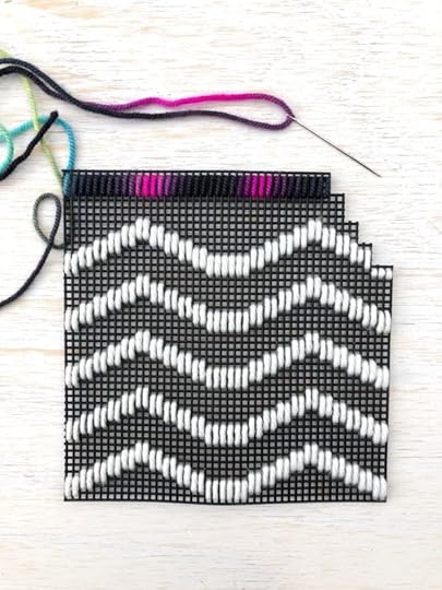 Plastic Canvas Sunglass Case | DIY Sunglass Cover | Vickie Howell #sunglasscase #sunglasscover #diysunglasscase #crafts #plasticcanvas #embroidery