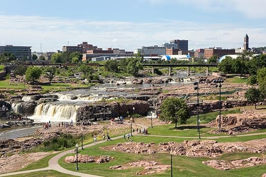 Falls Park in Sioux Falls, South Dakota