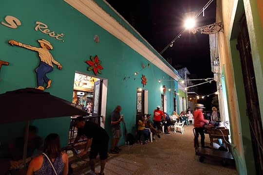 Walking in the streets of the San Juan, Puerto Rico