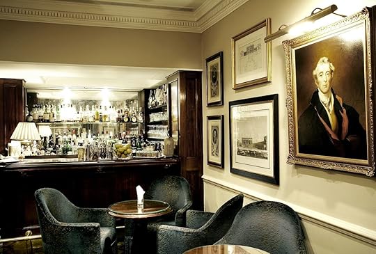 Interior of Dukes Bar in London