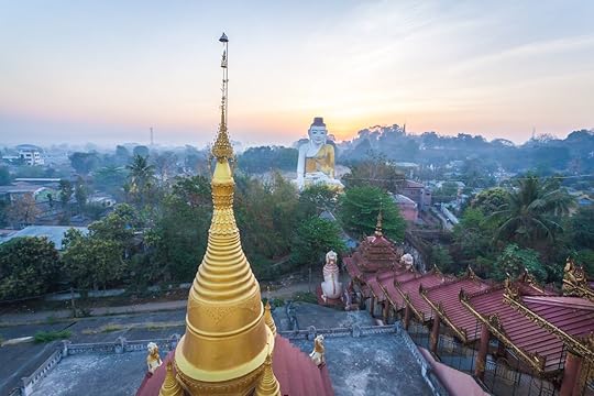 Shwesandaw Paya temple, Pyay, Myanmar
