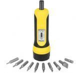 Wheeler Fat Torque Wrench Screwdriver with 10 Bit Set 553556