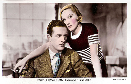 Hugh Sinclair and Elisabeth Bergner in Escape Me Never (1935)