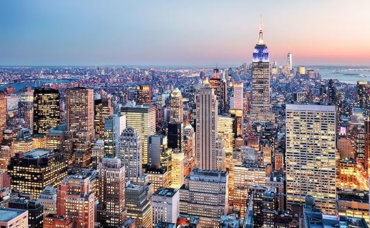 New York City skyscraper view