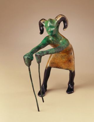 Big Horn Sheep Shaman by Gene & Rebecca Tobey