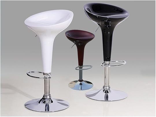 High Gloss Kitchen Bar Stools In Black White Red Kitchen Tables with Bar Stools