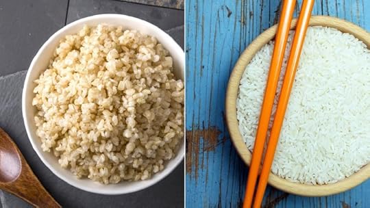 Whole grains, like brown rice, have more fiber and nutrients than processed grains.