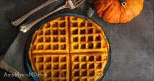 holiday spice waffles