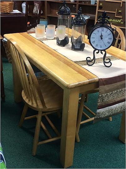 Butcher Block Kitchen Table and Chairs Eastern butcher Block Table Kitchen 1042144896