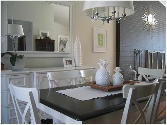 Kitchen Table Decor Bloombety Dining Table Centerpiece with A Large Mirror