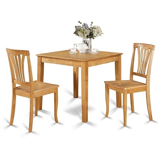 Dining Table In the Kitchen Oak Square Table and 2 Chairs 3 Piece Dining Set Furniture