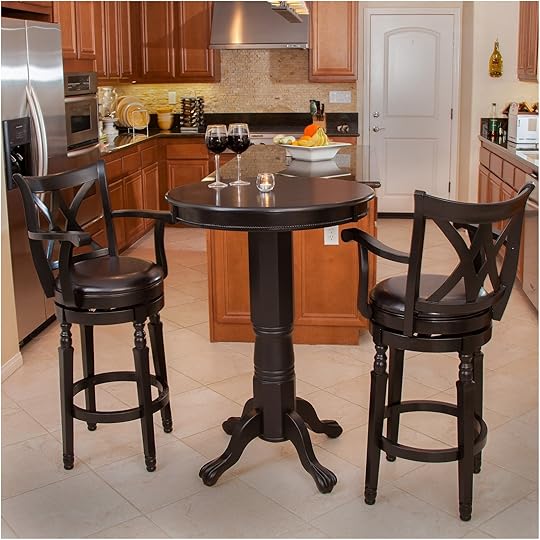 Pub Table and Chairs 3 Piece Set Marceladick Com Pub Style Kitchen Table Sets