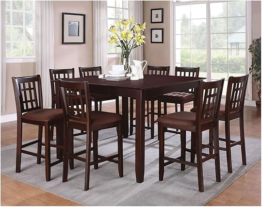 Dining Room Pub Style Dining Set with Square Table Made Pub Style Kitchen Table Sets