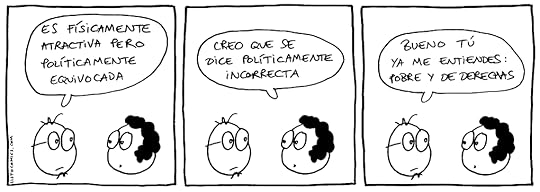 Tira cómica sobre la incorrección política.