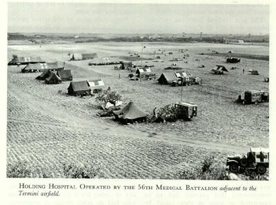 Holding hospital, 56th Medical Battalion, Termini AF, Termini Imerese, Sicily, 1943 (US Army Medical Department, Office of Medical History)